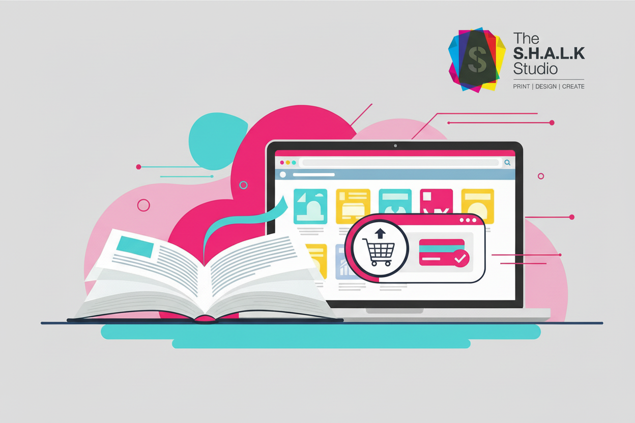 Book Selling with S.H.A.L.K Logo